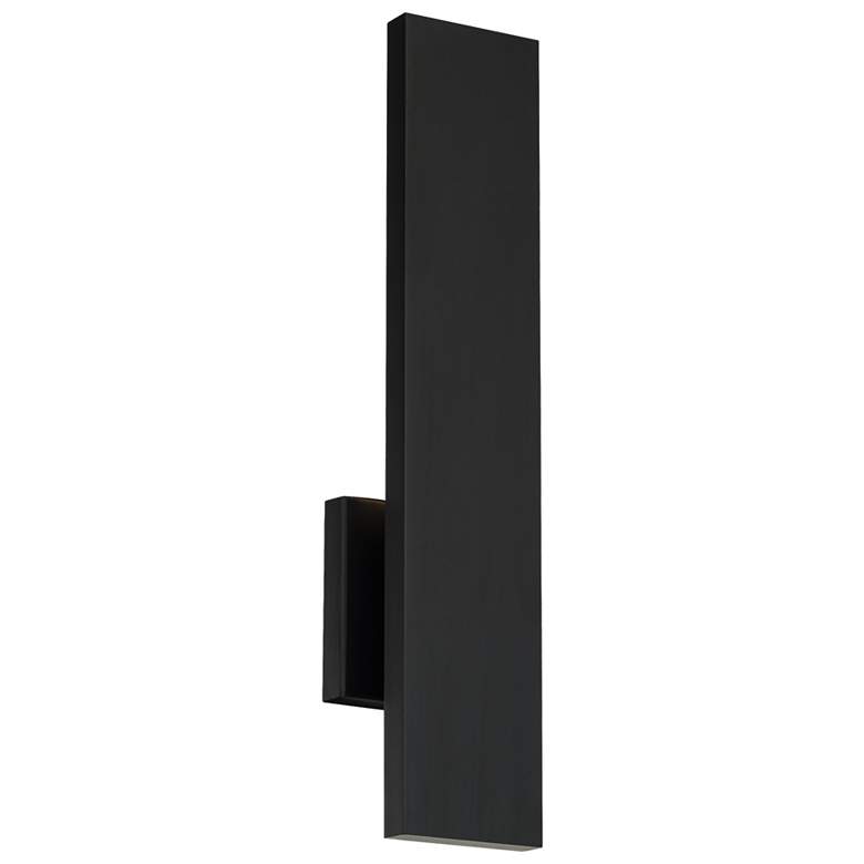 Image 1 Stag 2.5 inchH x 4.5 inchW 1-Light Outdoor Wall Light in Black