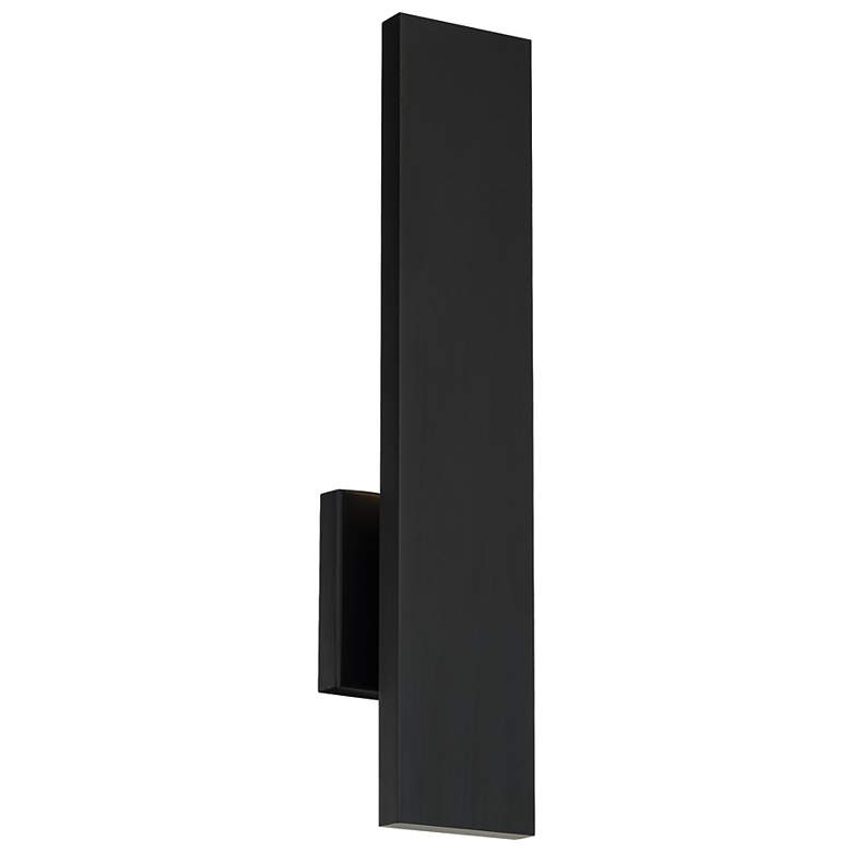 Image 2 Stag 2.5"H x 4.5"W 1-Light Outdoor Wall Light in Black