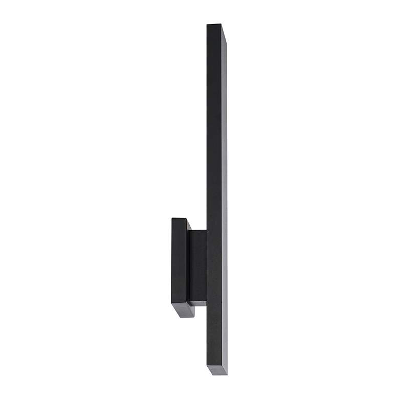 Image 4 Stag 2.5"H x 4.5"W 1-Light Outdoor Wall Light in Black more views
