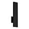 Stag 2.5"H x 4.5"W 1-Light Outdoor Wall Light in Black
