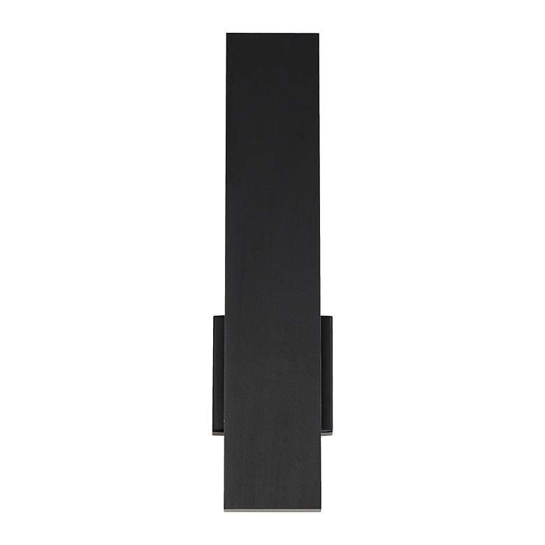 Image 2 Stag 2.5"H x 4.5"W 1-Light Outdoor Wall Light in Black more views