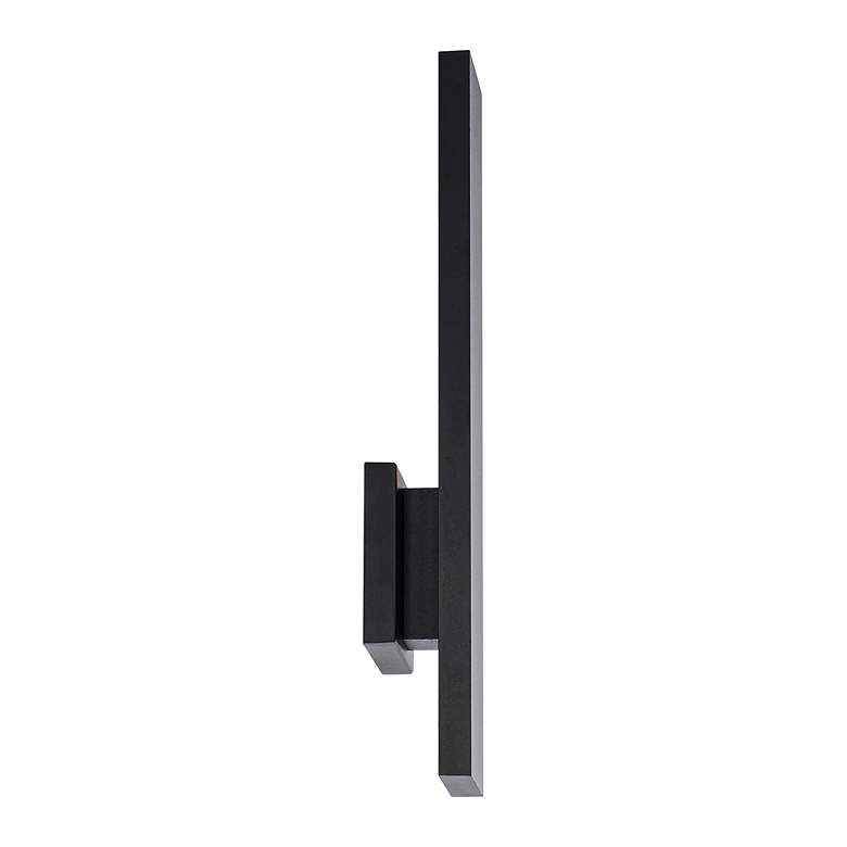 Image 3 Stag 2.5"H x 4.5"W 1-Light Outdoor Wall Light in Black more views