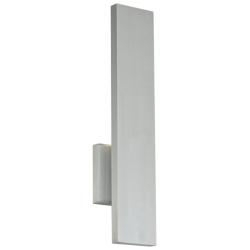 Stag 2.5&quot;H x 4.5&quot;W 1-Light Outdoor Wall Light in Brushed Aluminum