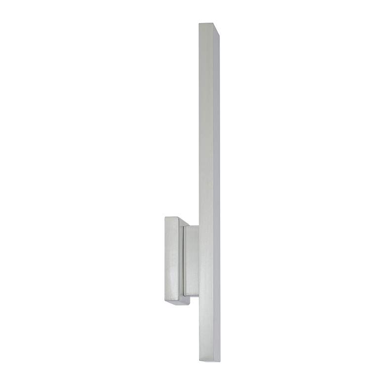 Image 3 Stag 2.5"H x 4.5"W 1-Light Outdoor Wall Light in Brushed Aluminum more views