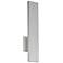 Stag 2.5"H x 4.5"W 1-Light Outdoor Wall Light in Brushed Aluminum