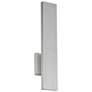 Thumbnail2 of Stag 2.5"H x 4.5"W 1-Light Outdoor Wall Light in Brushed Aluminum