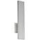Stag 2.5"H x 4.5"W 1-Light Outdoor Wall Light in Brushed Aluminum