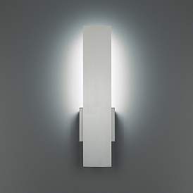 Image1 of Stag 2.5"H x 4.5"W 1-Light Outdoor Wall Light in Brushed Aluminum