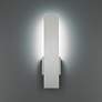Thumbnail1 of Stag 2.5"H x 4.5"W 1-Light Outdoor Wall Light in Brushed Aluminum