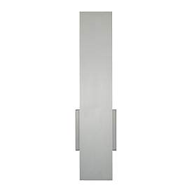Image3 of Stag 2.5"H x 4.5"W 1-Light Outdoor Wall Light in Brushed Aluminum more views