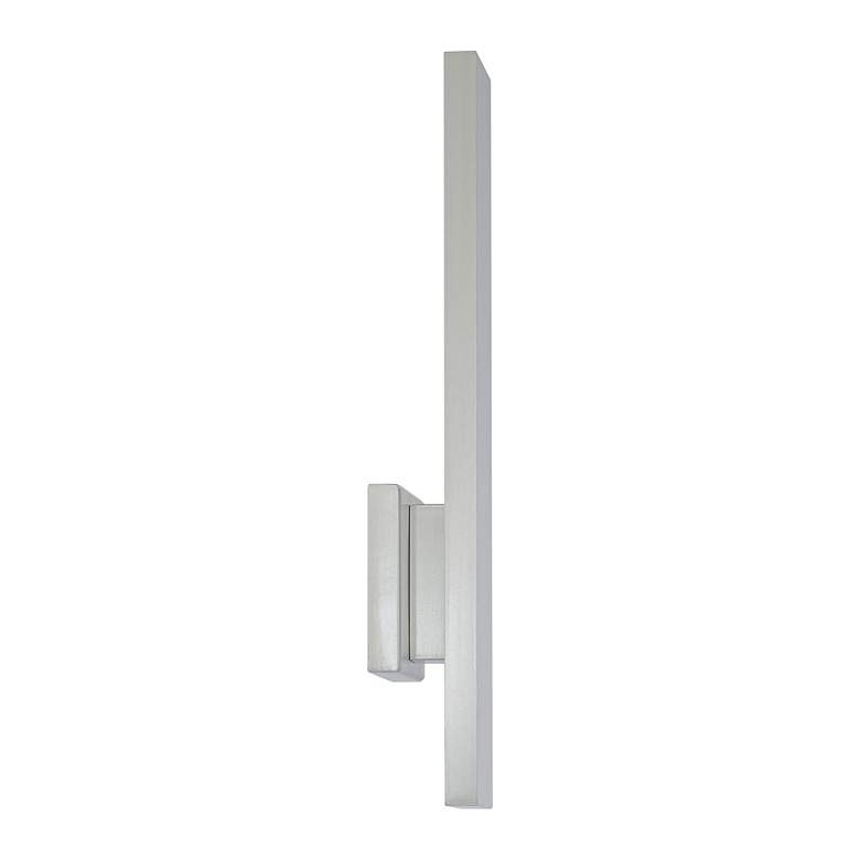 Image 4 Stag 2.5"H x 4.5"W 1-Light Outdoor Wall Light in Brushed Aluminum more views
