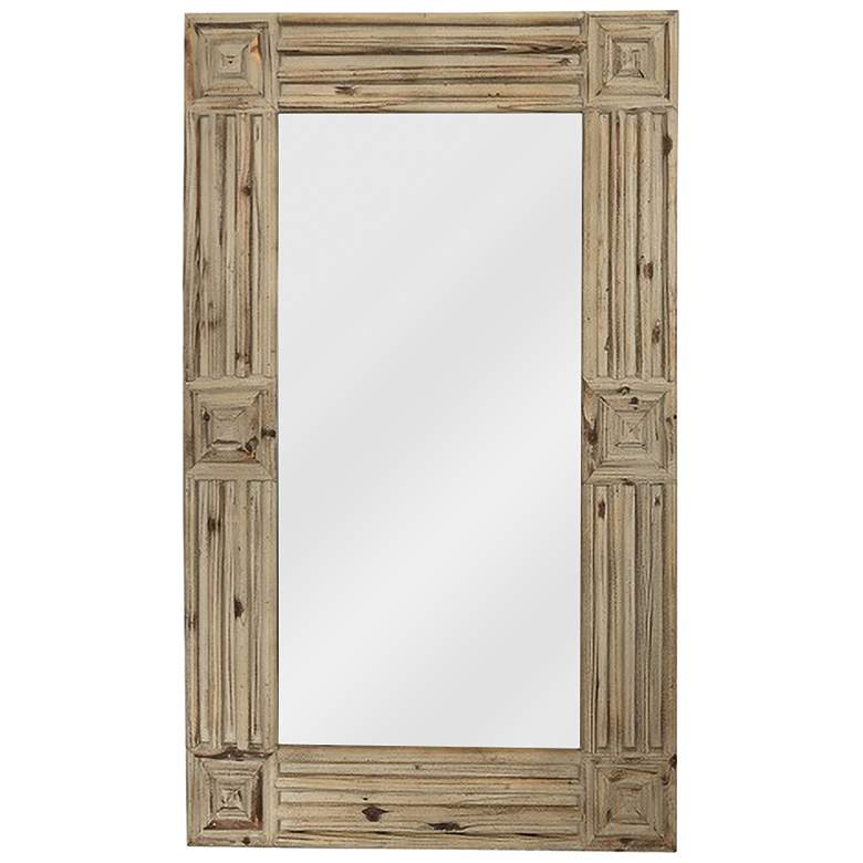 Image 1 Stage II Natural Wood 24 1/2" x 38 1/2" Wall Mirror