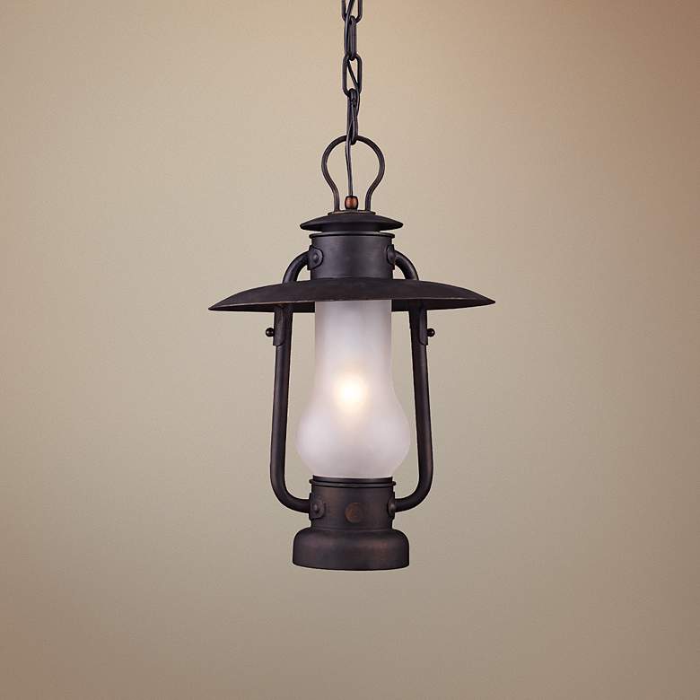 Image 1 Stagecoach Collection 12 inch Wide Lantern Pendant Chandelier