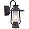 Stagecoach Matte Black 16" High Wall Sconce