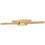 2_Stagger 36" Wide Brass LED Vanity Bath Light more views