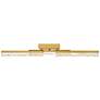 3_Stagger 36" Wide Brass LED Vanity Bath Light more views
