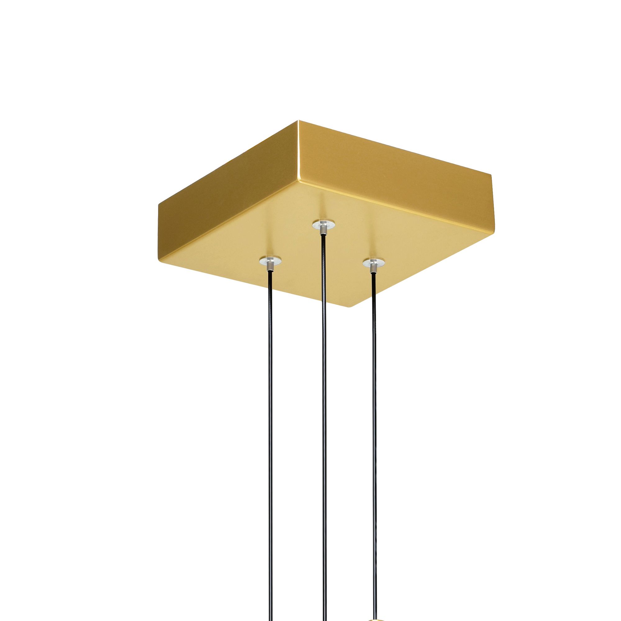 Image 7 Stagger 7" Wide Brass LED Mini Pendant more views