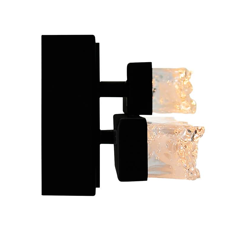 Image 6 Stagger Integrated LED Black Vanity Light more views