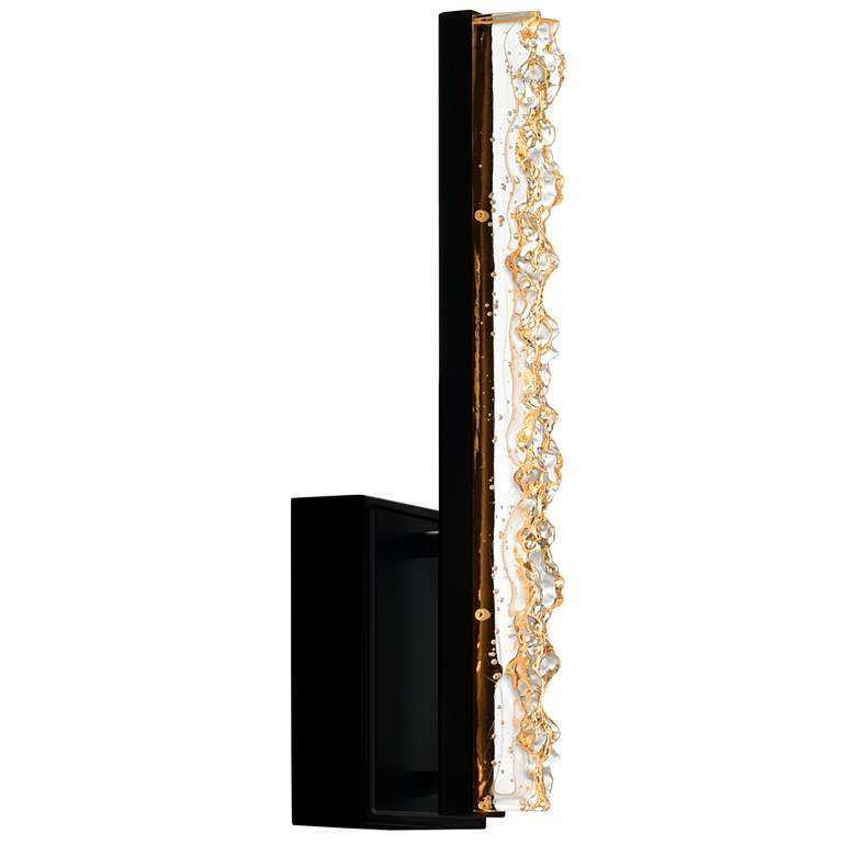 Image 1 Stagger Integrated LED Black Wall Light