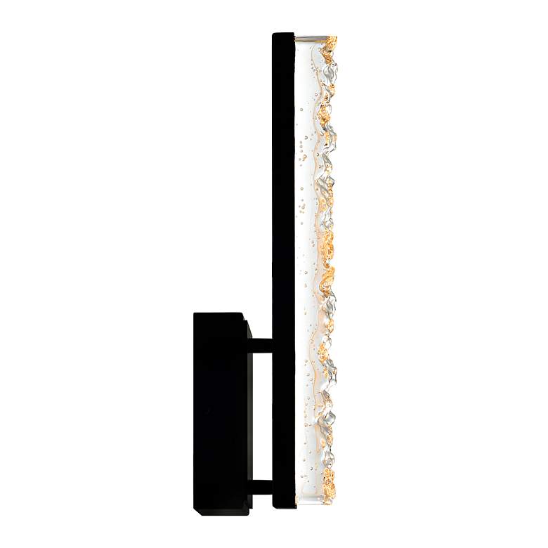 Image 2 Stagger Integrated LED Black Wall Light more views