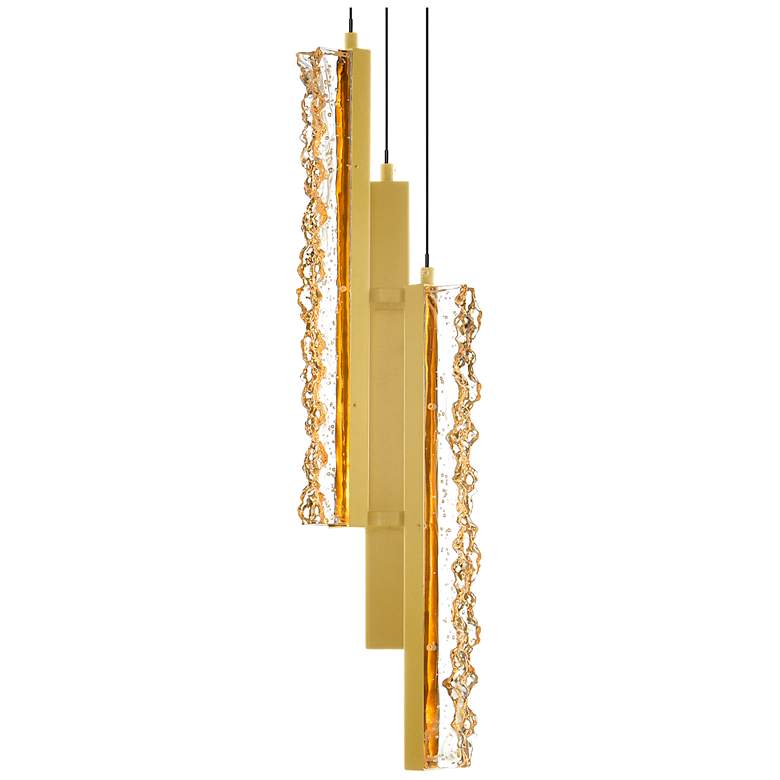 Image 5 Stagger Integrated LED Brass Mini Pendant more views