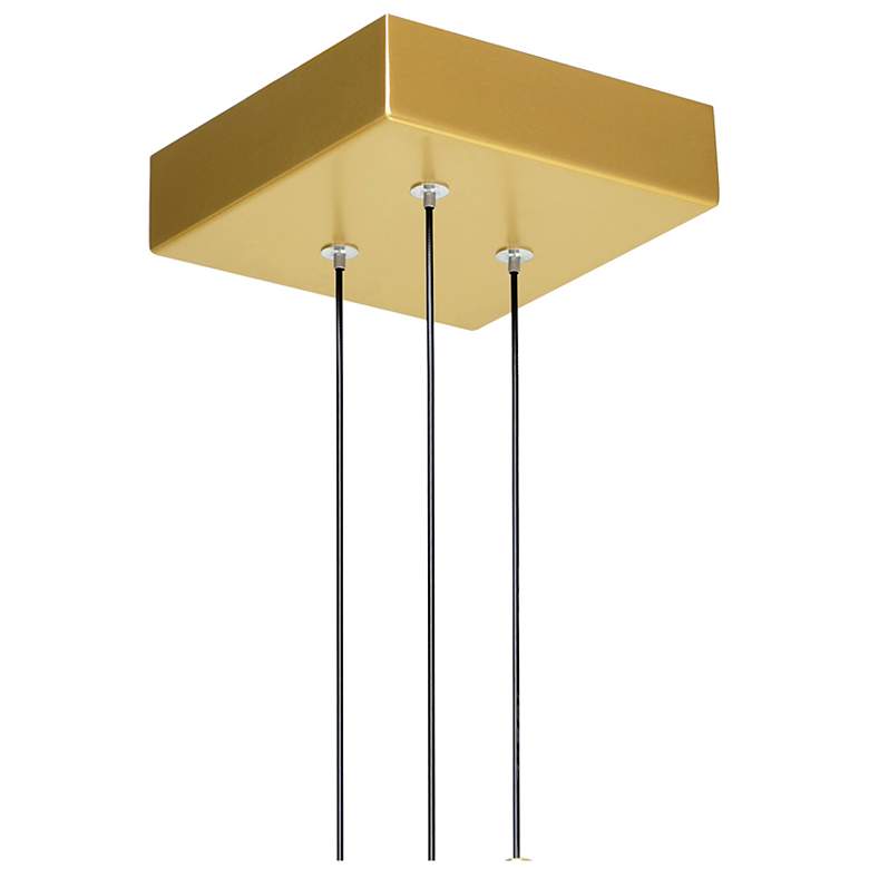 Image 7 Stagger Integrated LED Brass Mini Pendant more views
