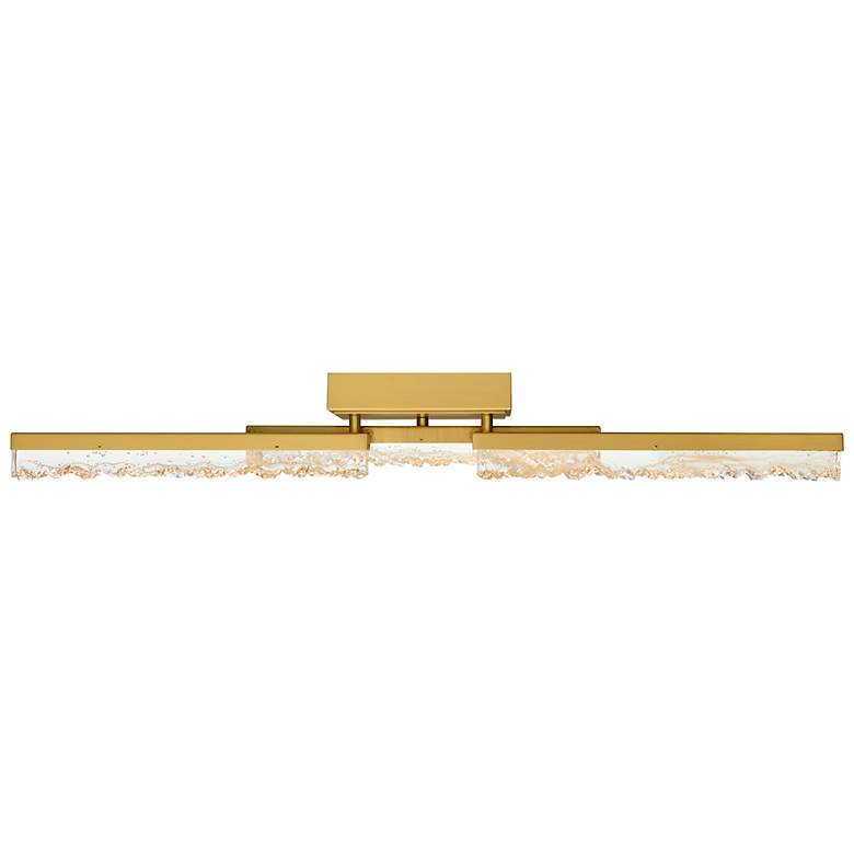 Image 3 Stagger Integrated LED Brass Vanity Light more views