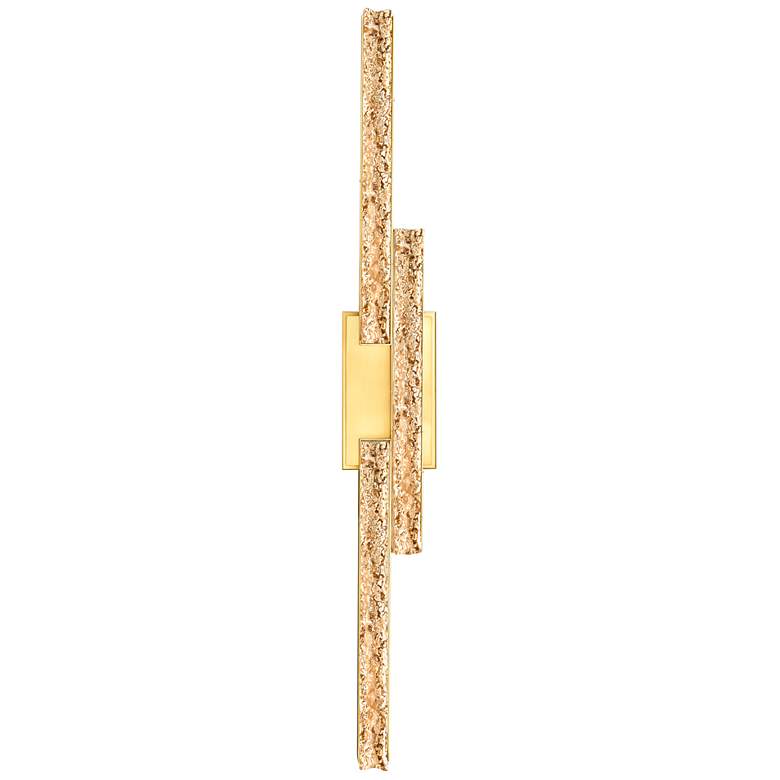 Image 6 Stagger Integrated LED Brass Vanity Light more views