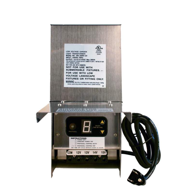 Image 1 Stainless Steel 300 Watt Transformer with Digital Timer