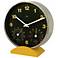 Stainless Steel 6" Wide Black Face Weather Wall Clock