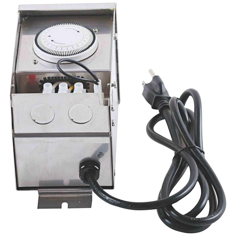 Image 1 Stainless Steel 75-Watt Transformer with Photocell and Timer