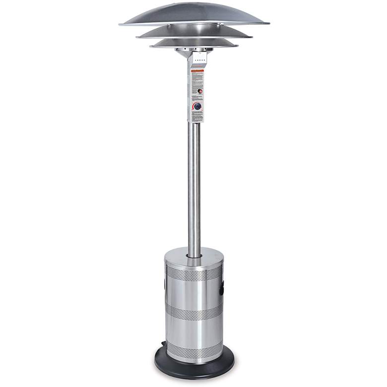 Image 1 Stainless Steel 91 3/4"H Triple Dome Patio Heater