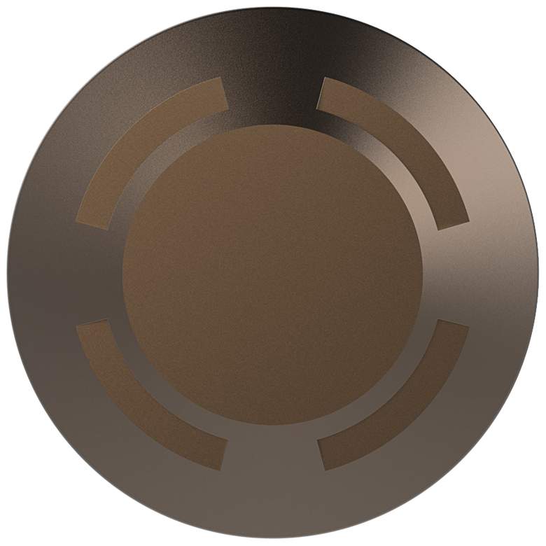 Image 1 Stak 3" Wide Bronze 2700K LED Quad Directional Step Light