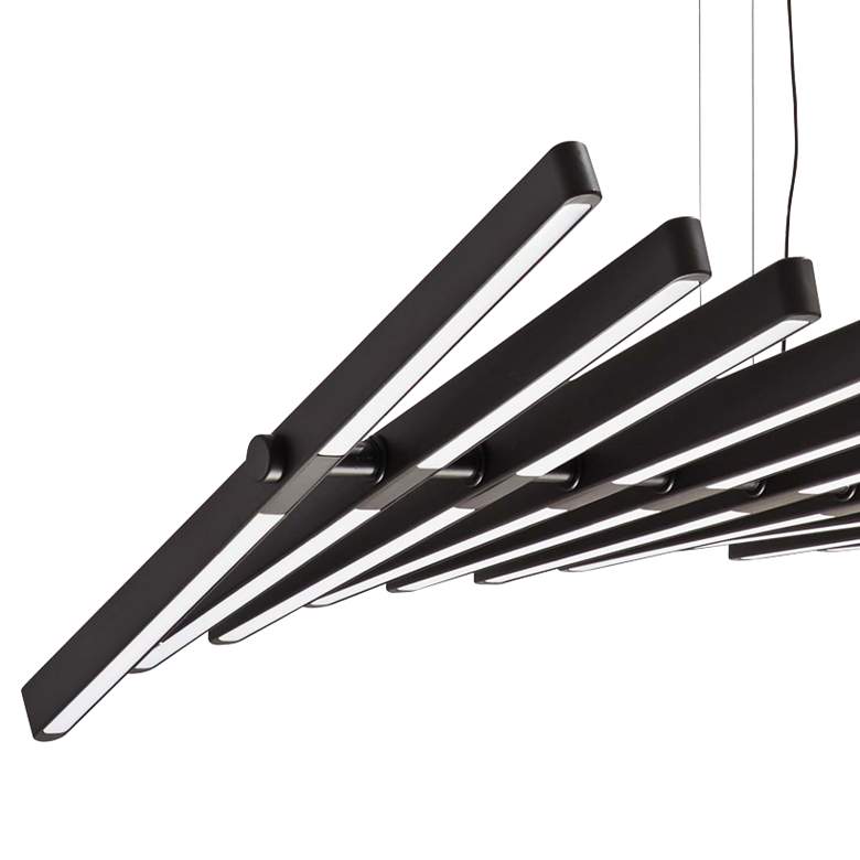 Image 3 Stake Out 34"W Chocolate LED Kitchen Island Light Pendant more views