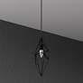 1_Stalactite 5" Wide Black Pendant