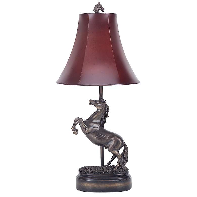 Image 1 Stallion Horse Sculpture Table Lamp