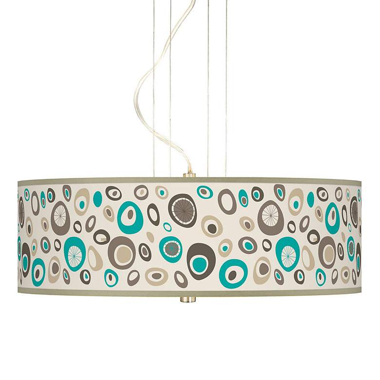 Image 1 Stammer Giclee 20 inch Wide 3-Light Pendant Chandelier