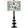 Stammer Giclee Paley Black Table Lamp