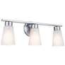 1_Stamos 22-in 3-Light Brushed Nickel Transitional Vanity Light