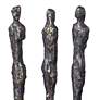 Stand Together 21" High Aged Gold and Black Statue