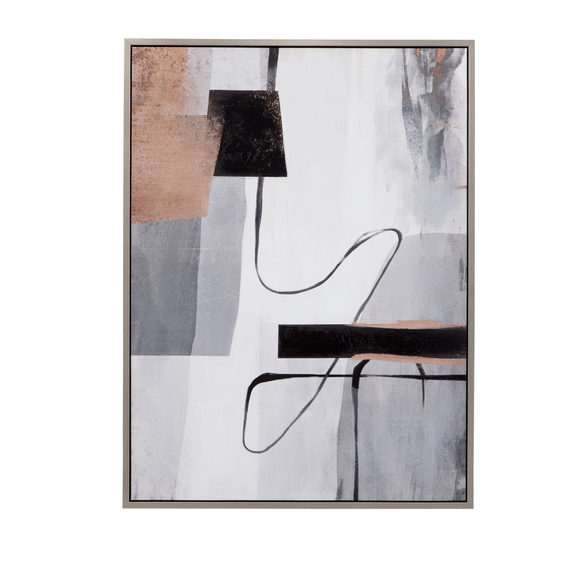 Image 6 Standards 35" x 47" Silver Framed Canvas Set of 2 more views