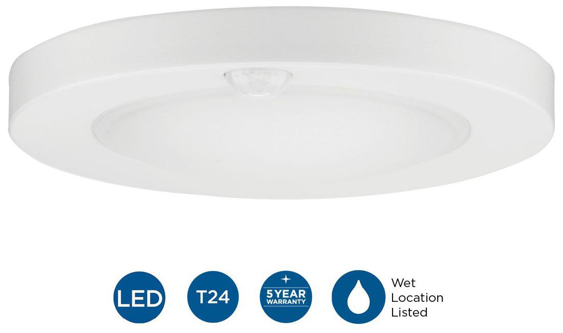 Standby Collection 7.75 in. Surface Mount Motion Detection LED Light