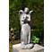 Standing Angel 37" High Trevia Graystone Outdoor Statue