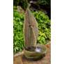 Standing Leaf 46 1/2" High Relic Nebbia LED Outdoor Fountain