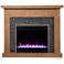 Standlon 45"W Natural Gray Electric Color Changing Fireplace