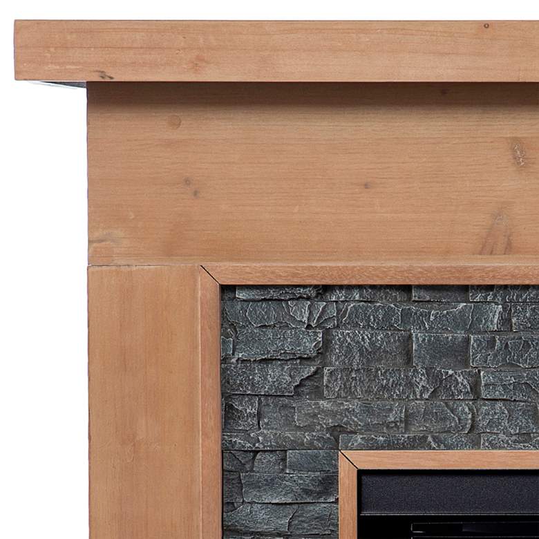 Image 3 Standlon 45 inchW Natural Gray Electric Color Changing Fireplace more views