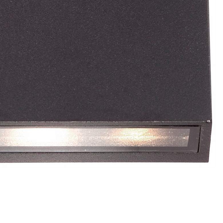 Image 3 Stanford Black Finish LED Up and Down Modern Outdoor Wall Light more views