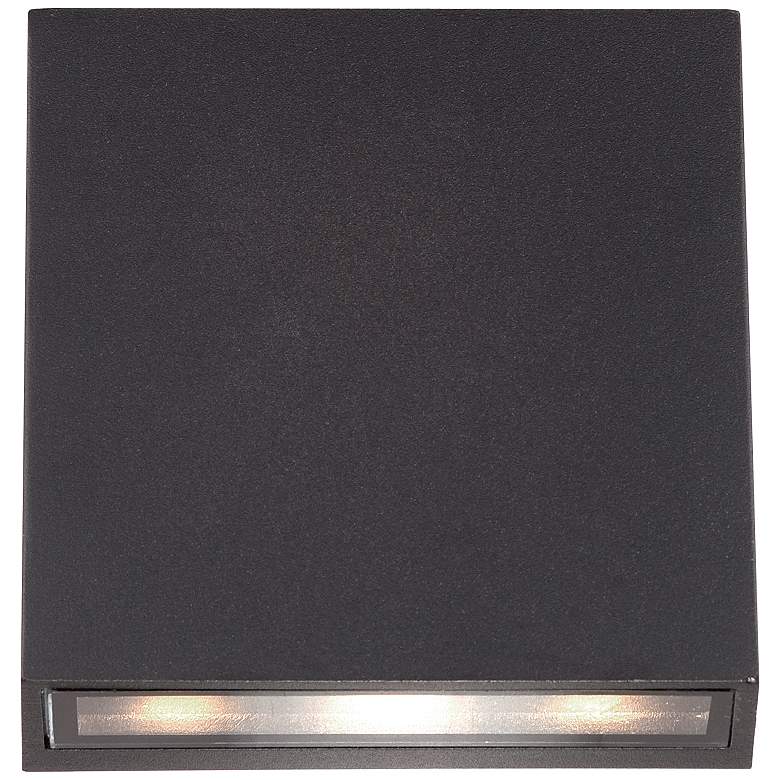 Image 5 Stanford Black Finish LED Up and Down Modern Outdoor Wall Light more views
