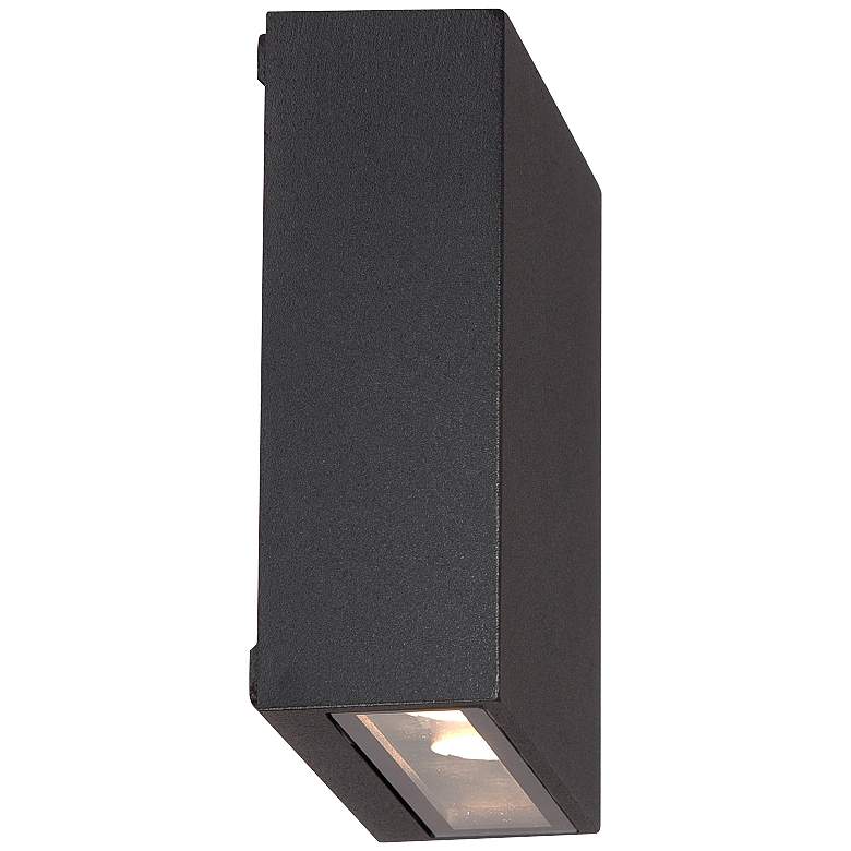 Image 7 Stanford Black Finish LED Up and Down Modern Outdoor Wall Light more views