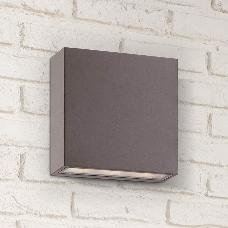 Image 1 Stanford Bronze Outdoor LED Wall Up and Downlight